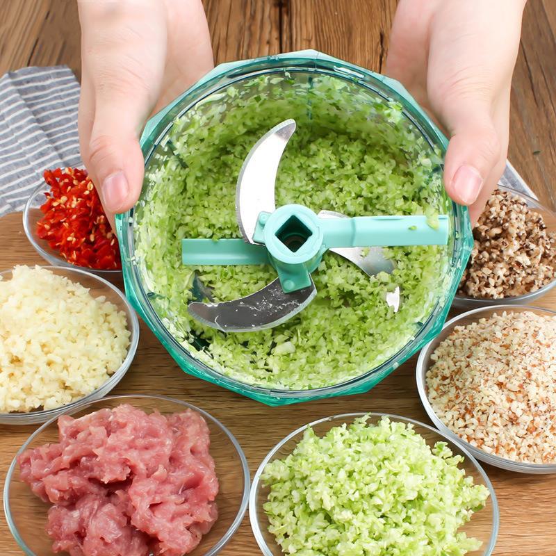 All-in-One Vegetable Chopper & Garlic Cutter