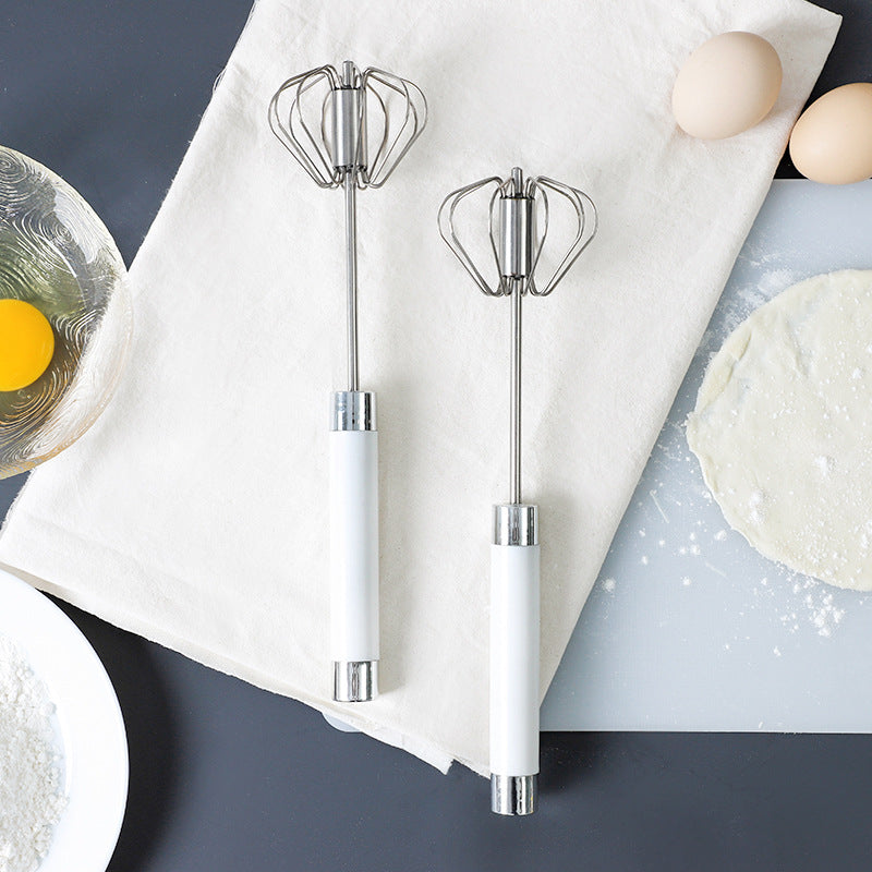 Hand Press Egg Beater & Cream Whisk — No Electricity Needed