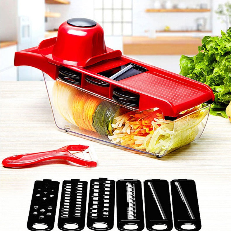 Multi-blade Vegetable Shredder & Slicer — 5 Blade Attachments