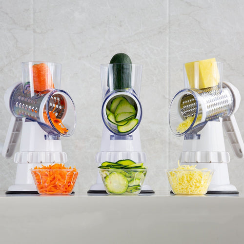 3-in-1 Mandoline Slicer & Vegetable Grater — Chop, Slice, Shred